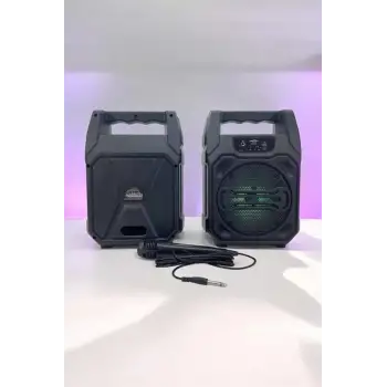 6.5 İnç Kablosuz Hoparlör Bluetooth Bağlantılı Yüksek Ses Kaliteli