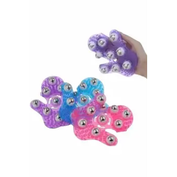 9 Bilyeli Masaj Eldiveni Tüm Vücut Masajına Uygun Kafa Masaj Aleti