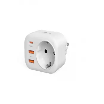 Ac-115 2500w 3.4a 2usb 1type-c 1soket Akım Korumalı Şarj Adaptörü Priz Çoğaltıcı