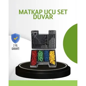Ahşap Metal Beton Delme Uç Seti Organizerli Karbon Çelik Matkap Ucu