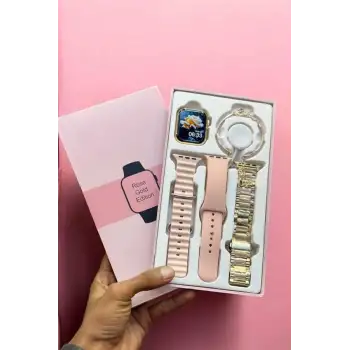 Akıllı Saat Bluetooth Bağlantılı Aksesuar Hediyeli GPS Takibi