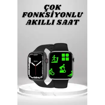 Akıllı Saat Tema Değiştirme Uyku ve Sağlık Takibi Sesli Asistan Bildirim Görme