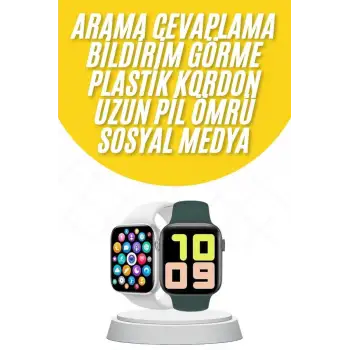 Akıllı Saat Uyku ve Sağlık Takibi Arama Cevaplama 44 MM Amoled Ekran