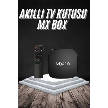 Akıllı TV kutusu Mx Box Android 7.1 TV kutusu 2.4G Wifi