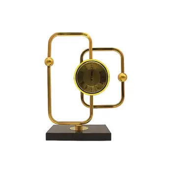 Akrilik Tabanlı Metal Masa Saati