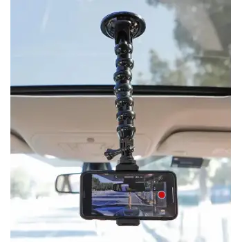 Pratik Akrobat Vantuzlu Teleskobik Telefon Tutucu