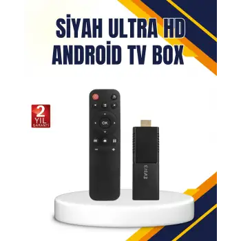 Android TV Stick 4K Ultra HD Görüntü Destekli