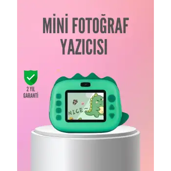 Anında Baskı Özellikli GCH62 Çift Lensli Dijital Kamera