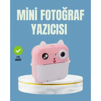 Anında Baskı ve Yüksek Çözünürlüklü Çift Lensli Fotoğraf Makinesi