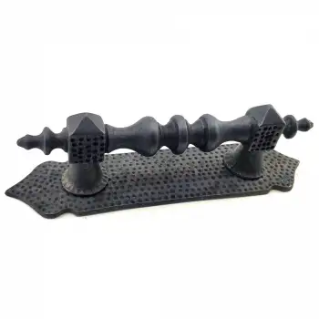 Antika Tarz Dekoratif Pirinç Ağır Kapı Çekme Kolu - 280x65 Mm, Oksit