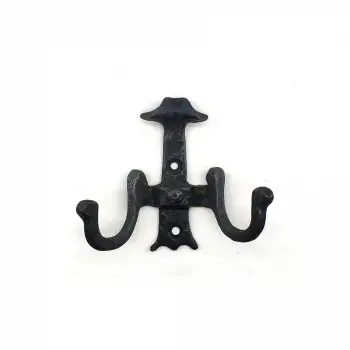 Antika Tarz Dekoratif Pirinç Gemici Askı - 85x94 Mm, Oksit