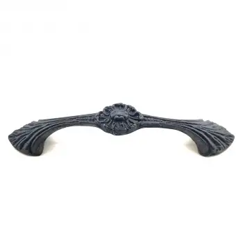 Antika Tarz Dekoratif Pirinç Göz Mobilya Kulbu - 21x127 Mm, Oksit