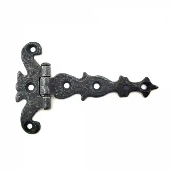 Antika Tarz Dekoratif Pirinç Kuyruklu Kelebek Menteşe - 63x100 Mm, Oksit