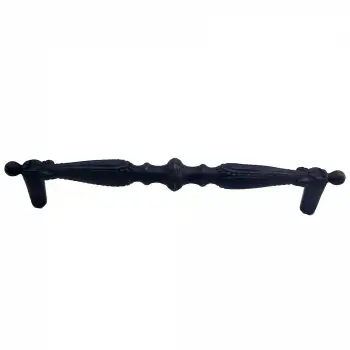 Antika Tarz Dekoratif Pirinç Yeni Sütun Mobilya Kulbu - 160mm, Oksit