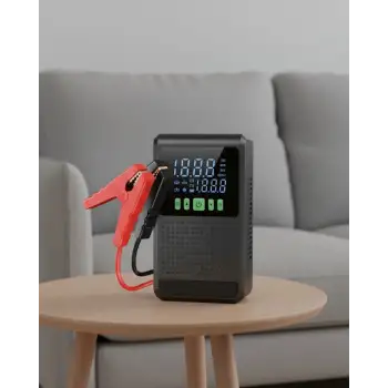 Araç İçin Akü Takviye Cihazı ve Kablosuz Hava Kompresörü