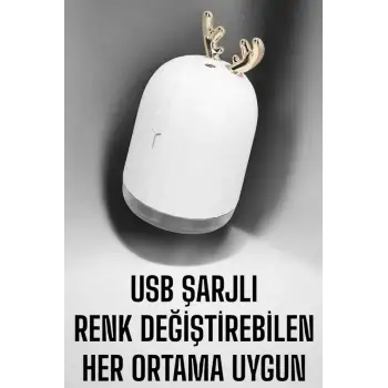 Aromaterapi Hava Temizleyici Buhar Makinesi Taşınabilir Şarjlı