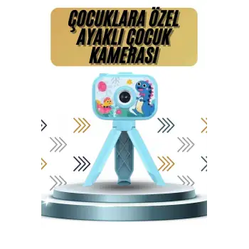 Ayaklı Çocuk Kamerası Tripodlu Mini 1080p Hd Çocuk Kamera