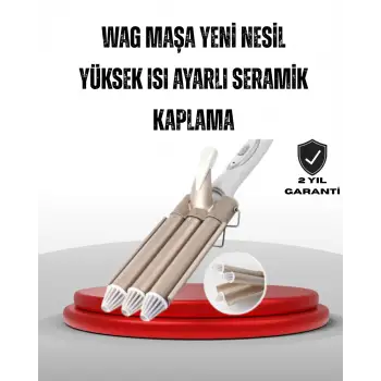 Ayarlanabilir Isılı Bukle Saç Maşası