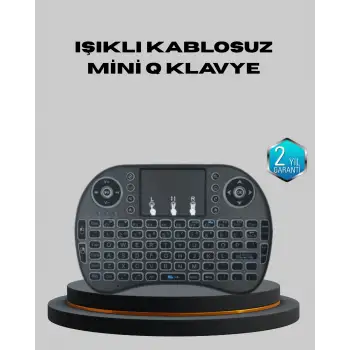 Aydınlatmalı Touchpad’li Q Klavye – Türkçe Karakterli, USB Bağlantılı, Numerik Tuş Takımı