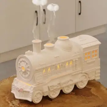 Beyaz Renk Tren Tasarımlı Hava Nemlendirici