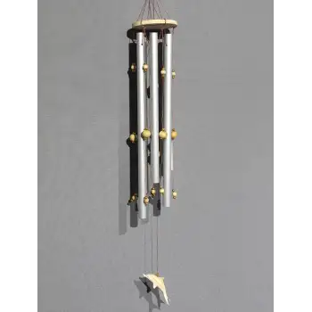 Boncuklu Metal Rüzgar Çanı 3dıarta-29