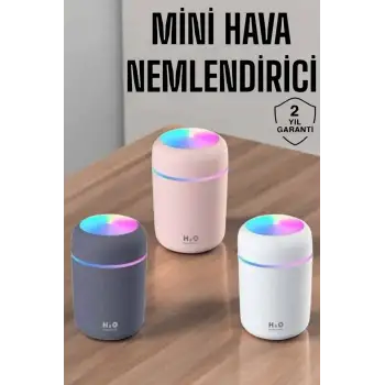 Buharlı Hava Nemlendirici Aromaterapi Renk Değiştirilebilir