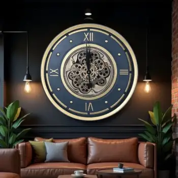 Çarklı Duvar Saati 60 cm