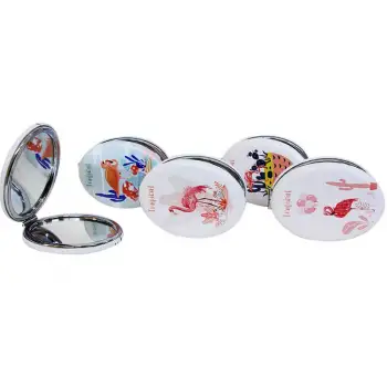 Cep Aynası Oval Tombul Tropical