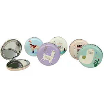 Cep Aynası Yuvarlak Tombul Lama