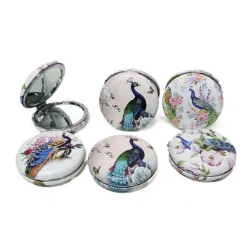 Cep Aynası Yuvarlak Tombul Peacock