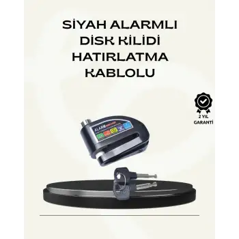 Çift Modlu 110dB Alarmlı Disk Kilidi Suya Dayanıklı