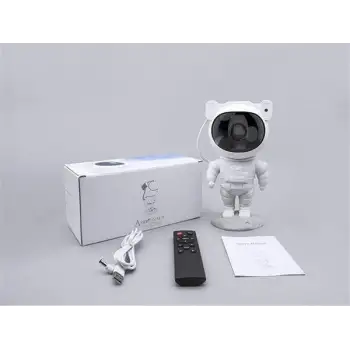 Çocuklara Özel Projeksiyon Astronot Lamba Speaker Sevimli