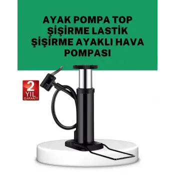 Çok Amaçlı Ayak Pompası Dayanıklı Pratik Hava Pompası