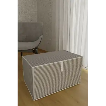 Baza Altı Boy Çok Amaçlı Düzenleyici Kutu Organizer Cırt Cırtlı Hurç 19cm X 40cm X 50cm (1 Adet)