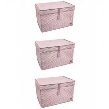 Çok Amaçlı Düzenleyici Kutu Organizer Cırt Cırtlı Hurç Mega Plus Boy 40cm X 30cm X 70cm (3 Adet)