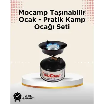 Dayanıklı, Paslanmaz ve Yüksek Isı Dayanımlı Kamp Ocağı – Uzun Süreli Kullanım İçin