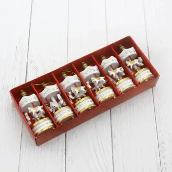 Dekoratif 6lı Beyaz Mini Atlı Karınca