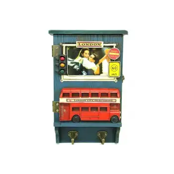 Dekoratif Kutu Anahtarlık Çerçeveli