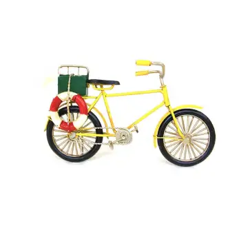 Dekoratif Metal Bisiklet Çantalı