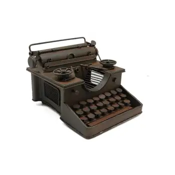 Dekoratif Metal Daktilo