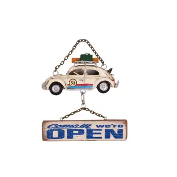 Dekoratif Metal Kapı Yazısı Araba
