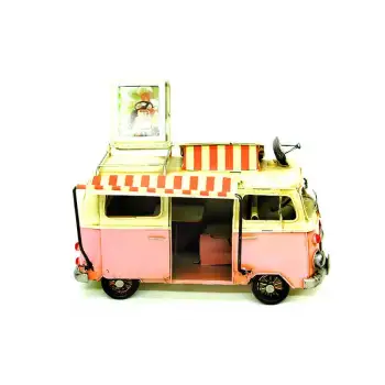 Dekoratif Metal Minibüs Çerçeveli Ve Tenteli