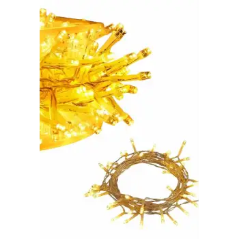 Dekoratif Peri Led 100 Ledli Gün Işığı Pilli 10 Metre Gün Işığı