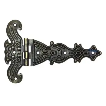 Dekoratif, Sac Tek Kuyruklu Menteşe - 69x102 Mm, Büyük, Antik, 100 Adet