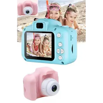 Dijital Fotoğraf Makinesi Çocuk Mini 1080p HD Kaliteli Renkli
