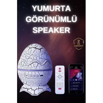 Dinozor Speaker Renk Değiştirme Projeksiyon Modu Bluetooth Hoparlör Gece Lambası