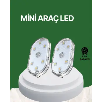 Dokunmatik Sensörlü Şarjlı Araç İçi Ambiyans Aydınlatma