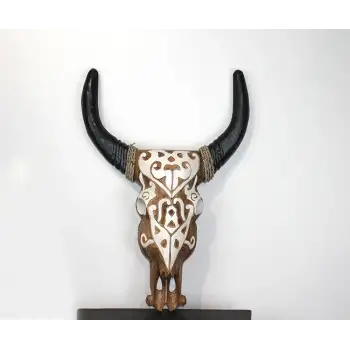 Duvara Asmalı Bufalo Kafası