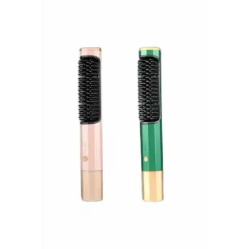 Düzleştirici Fırça Saç Düzleştirici Arada Fön Tarak Taşınabilir
