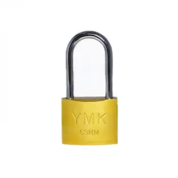 Eko Sarı Boyalı Uzun Kancalı Asma Kilit 38mm